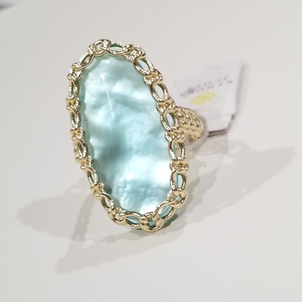 Rare NWT Kendra Scott Ellen Macrame Cocktail Ring